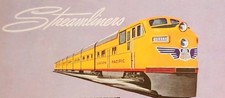 Union Pacific Railroad Picture Magazine Ad Train Vintage Railway Wall Art