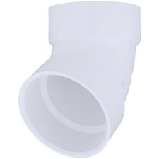 Charlotte Pipe 4 In. Schedule 40 60 Deg. DWV PVC Elbow (1/6 Bend) Charlotte Pipe