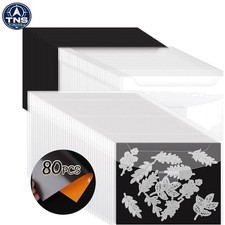80 pcs die storage set with magnetic sheets and bags for scrapbooking, DIY cr...