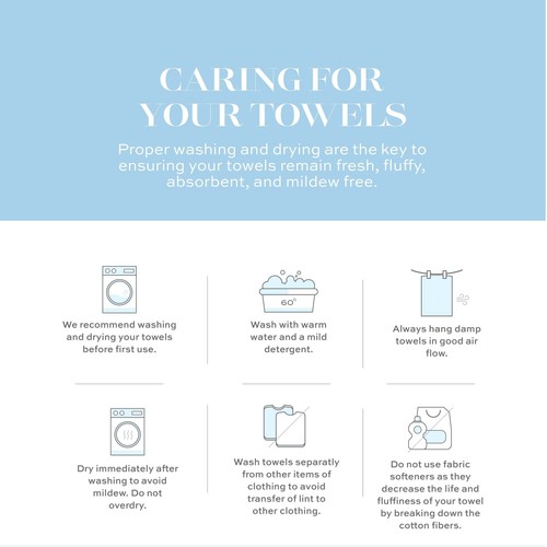White Classic Luxury Bath Towel Set of 8 Pieces - 100% Turkish Cotton Highly ... - Picture 8 of 8