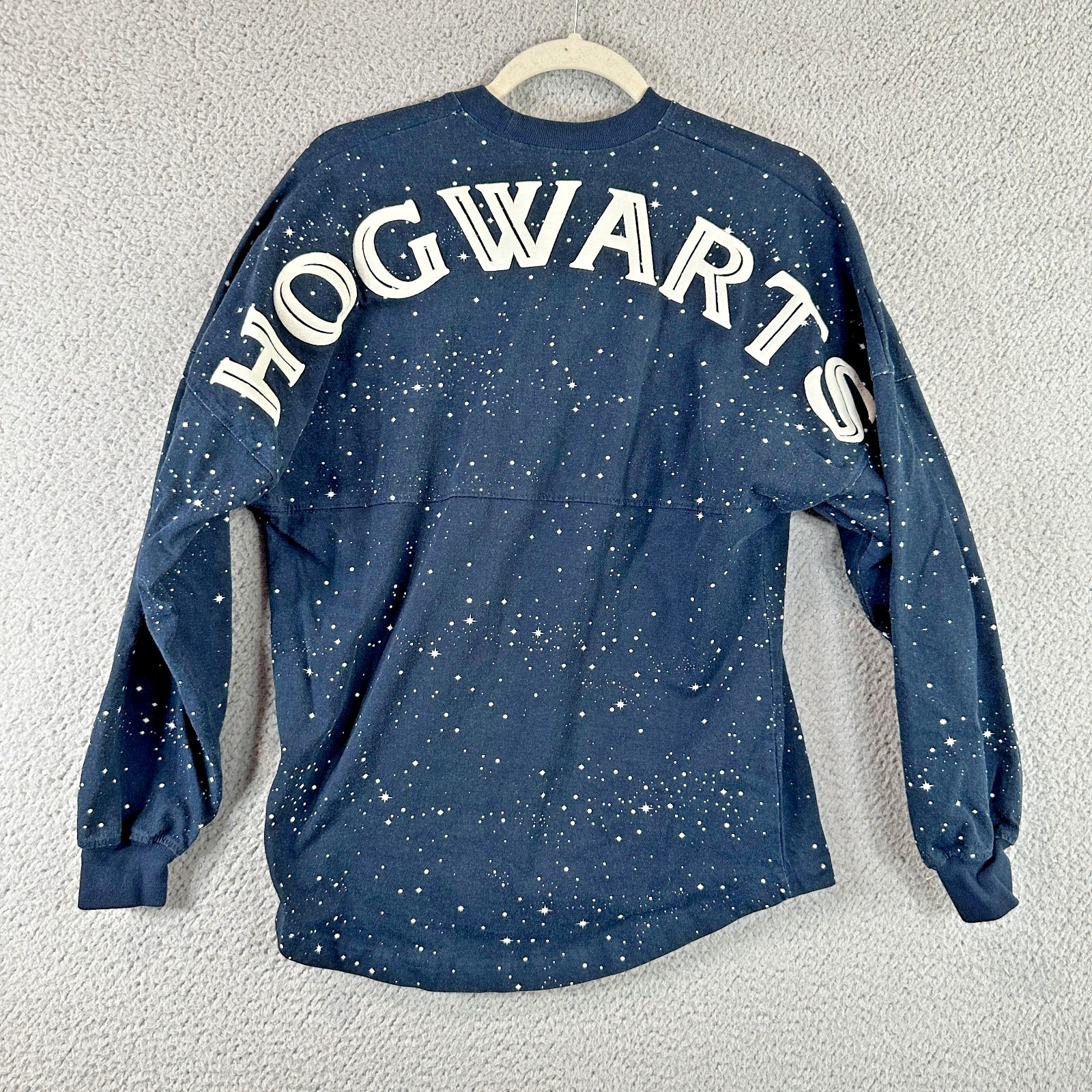 Harry Potter Spirit Jersey Hogwarts Hedwig Owl Starry Night Blue XS