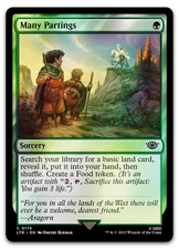 Many Partings #176 (Foil) (NM) Lord of the Rings LTR Magic MTG