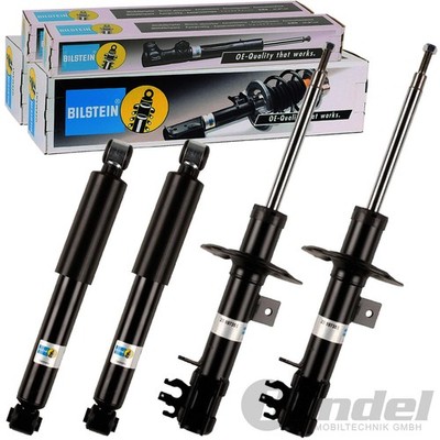 4x BILSTEIN B4 GASDRUCK STOSSDÄMPFER VORNE + HINTEN für FIAT 500 + 500C Cabrio