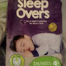 Cuties Sleep Overs Youth Underwear Small / Medium 45 to 65 lbs. SLP05301 15 Ct