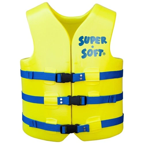 TRC Recreation Super Soft XXL Life Jacket Vinyl Coated Foam Swim Vest, Yellow - product listing photo