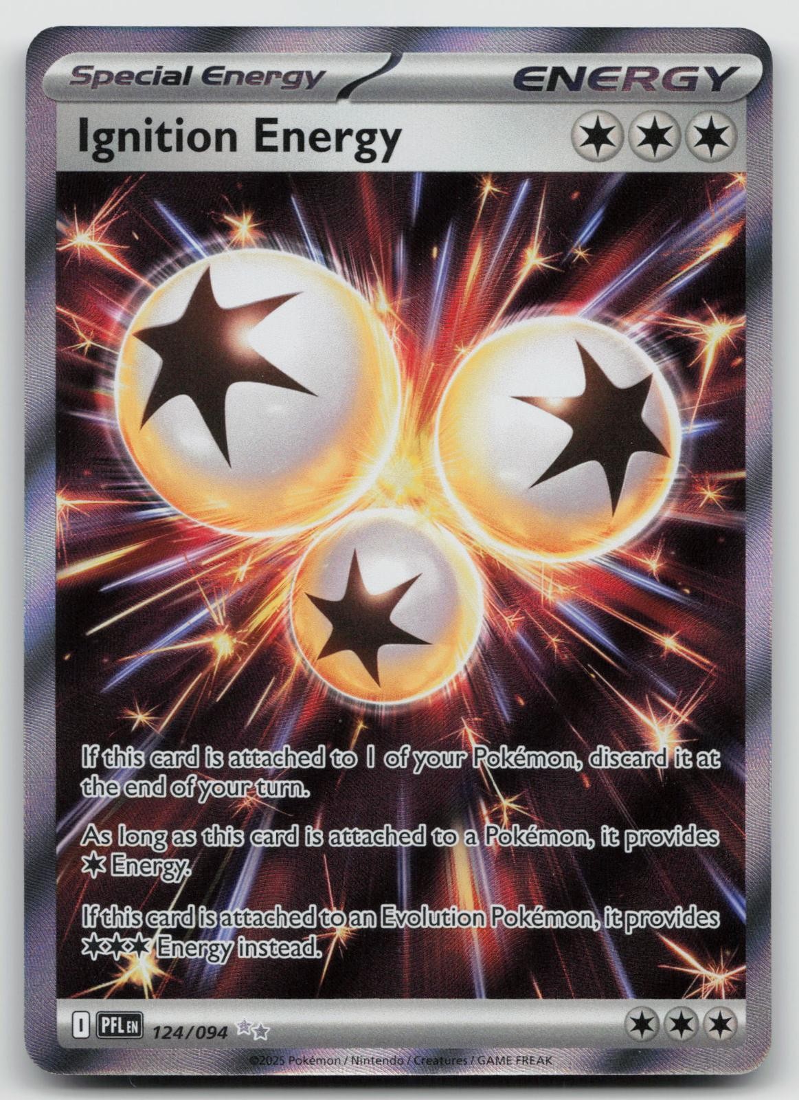 Ignition Energy 124/094 Ultra Rare Phantasmal Flames Pokemon Holo Near Mint