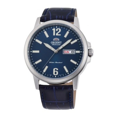 Automatic Wristwatch ORIENT CONMUTER RA-AA0C05L39B Leather Blue