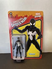 Spider-Man Black Suit Legends Kenner Action Figure Marvel Retro Collection New