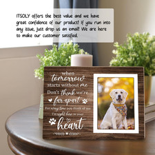 Pet Memorial Picture Frame, Pet Dog Memorial Picture Frame, Pet Cat Photo Fra...