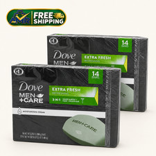 Dove Men Care Extra Fresh 3-in-1 Body Face Shave Bar 3.75 oz 28 Count
