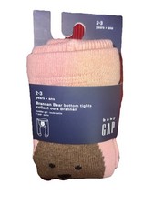 BABY GAP Toddler Girl 1 Pair Brannan Bear Bottom Tights 2-3 Year