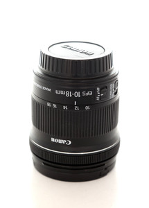 Canon EFS 10-18mm F/4.5-5.6 STM Lens With Box (includes a JJC lens hood)