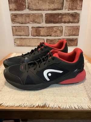 Head Revolt Evo 2.0 Shoes Sneakers Black/Red Tennis Pickleball Men s Sz 13