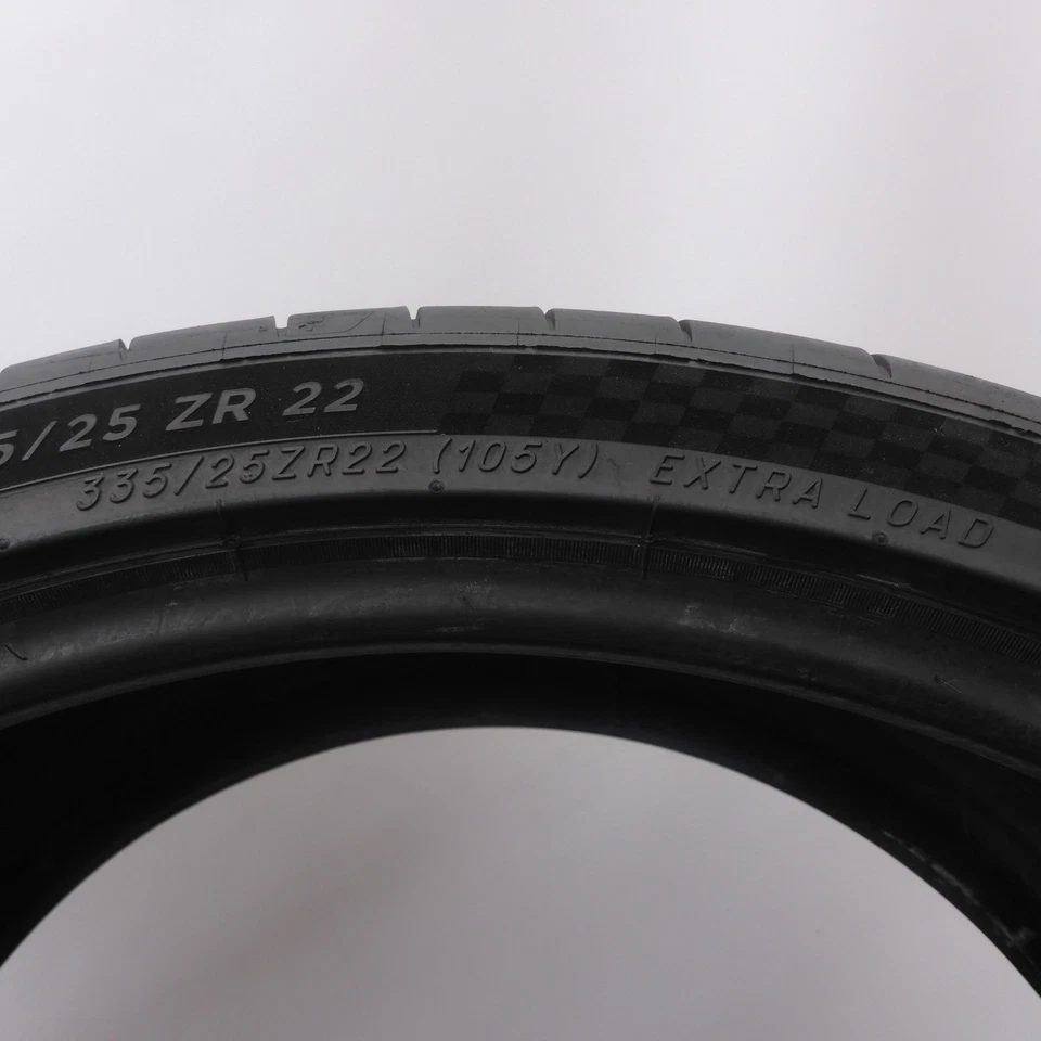 335 25 22 1x MICHELIN 335/25 R22 105Y XL 4S PilotSport Sommerreifen 2023 5,5mm - Bild 3 von 4