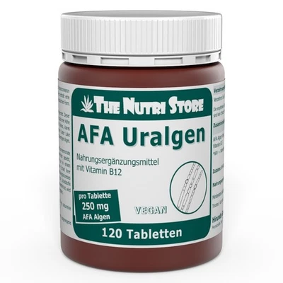 THE NUTRI STORE AFA Uralgen veganeTabletten 120 Stk.- 250 mg AFA + 0,5 µg B12 - PZN: 00213084