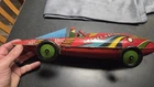 VINTAGE MARX TIN LITHO WINDUP ROCKET RACER RACE CAR