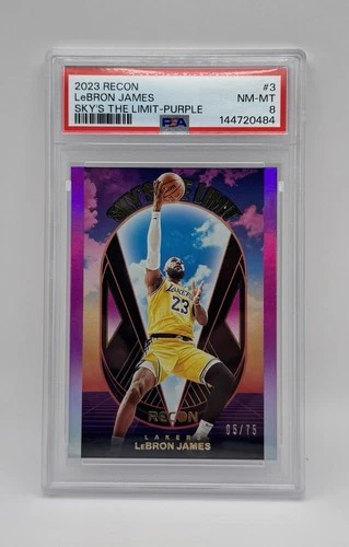 2023 Panini Recon Basketball Purple LeBron James #3