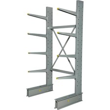 Global Industrial Single Sided Heavy Duty Cantilever Rack Starter 48"Wx38"Dx96"H