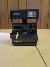 Macchina fotografica istantanea Polaroid Supercolor 635CL anni 80 - non testata