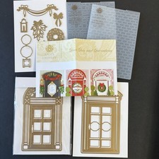 Anna Griffin Door Dies and Decorations Die Set Embossing Folders New