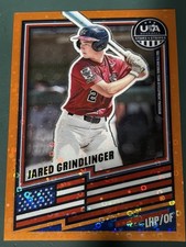 2026 Panini USA Baseball Stars & Stripes Jared Grindlinger  #2/75 Orange Disco