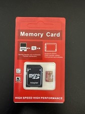 NW SEALED 128 GB Micro SD Card Memory Card TF Card w Free Adapter High Speed