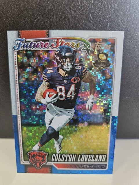 2026 Topps Flaggship Colston Loveland Chicago Bears White &Blue Exclusive