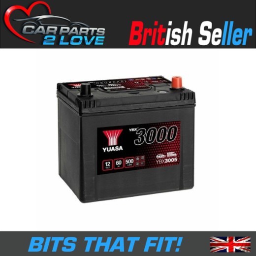 Lexus IS250 XE20 05-13 Petrol Car Battery Yuasa YBX3005 005 2.5 V6 60Ah 3Yr Wty