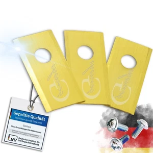 Couteaux en titane de remplacement pour tondeuse Scheppach Practixx - incassable