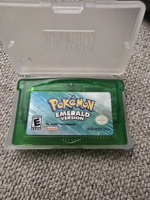 Pokemon Emerald Version Nintendo Game Boy Advance GBA Authentic Dry Battery