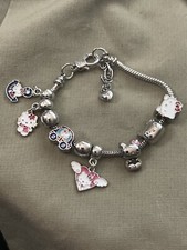 Hello Kitty Charm Bracelet Size 7.5 8