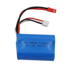 1Pack 7.4V 1100mAh 15C SM Plug Li-Po Battery For RC Drone Helicopter Boat Toys
