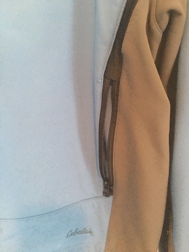 Cabela's Crappie U.S.A Jacket Slate Blue Size XL Water Proof Shell Lined Inside - Picture 3 of 10