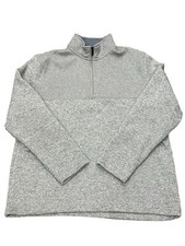 Van Heusen Men's Sweater Size XL Classic Fit Mock Neck Soft 1/4 Zip in EUC