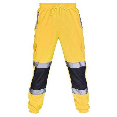 Pantalones deportivos de alta visibilidad de alta visibilidad para hombre Pantalones de trabajo Pantalones de chándal - Imagen 9 de 17