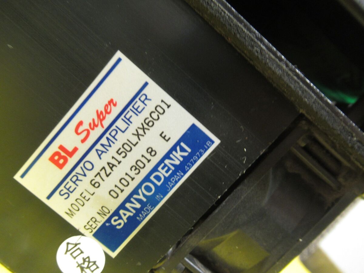 SANYO DENKI BL SUPER MOTOR SERVO AMPLIFIER 67ZA150LXX6C01 | eBay SANYO DENKI BL SUPER MOTOR SERVO AMPLIFIER 67ZA150LXX6C01 | eBay