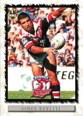 2000 SYDNEY ROOSTERS NRL Card SIMON BONETTI