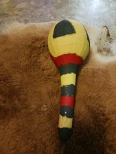   NATIVE AMERICAN LOUISIANA TRADITIONAL GOURD DANCE SHAMAN RATTLE SHAKER  