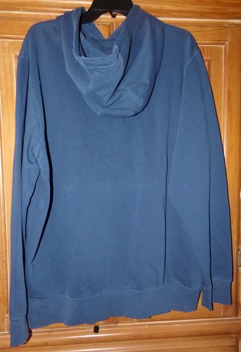 NWT $75 THE NORTH FACE MENS SIZE XL SHADY BLUE PULLOVER HOODIE GARMENT DYE - Picture 2 of 2