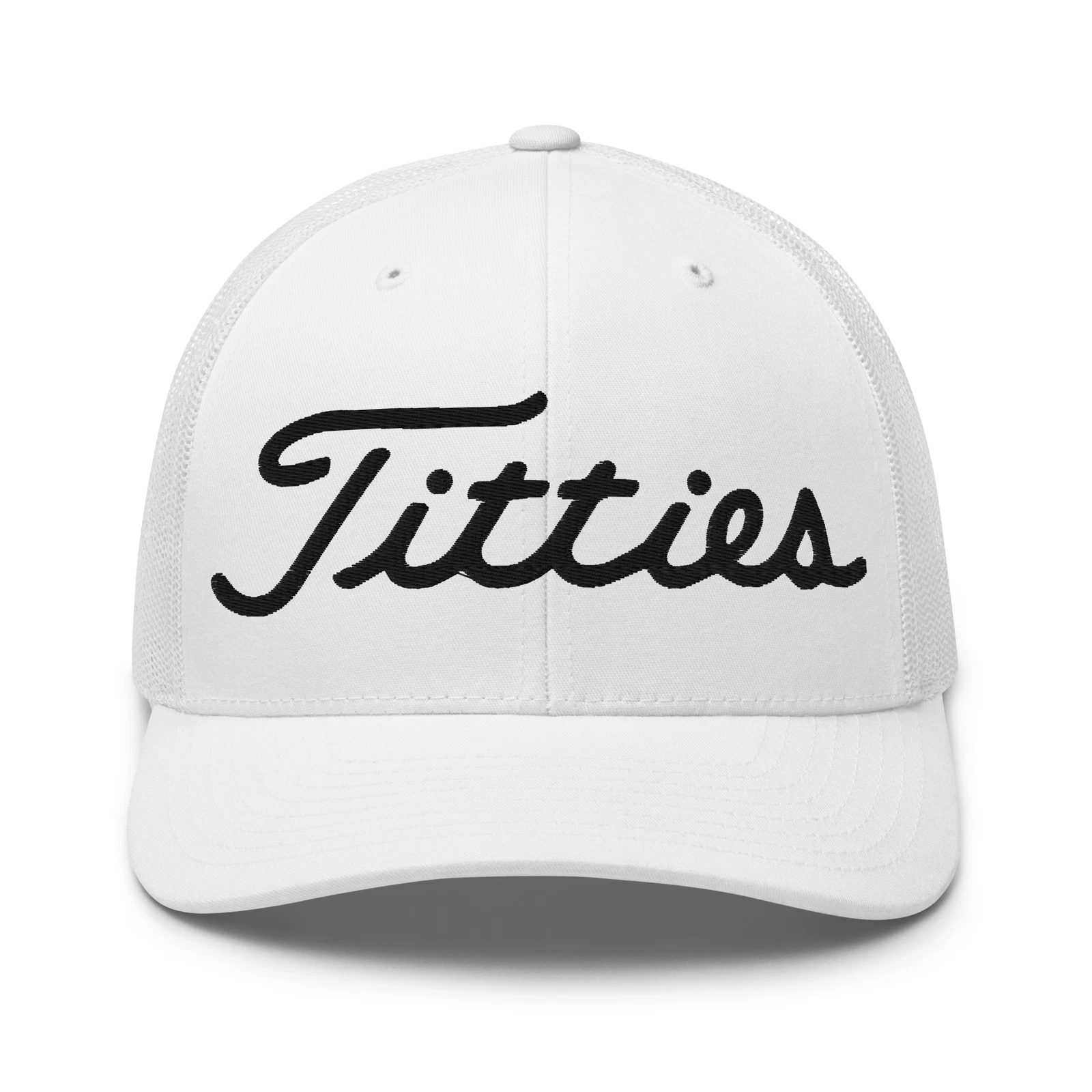Titties Golf Embroidered Trucker Cap, Golf Gift Cap
Opens in a new window or tab