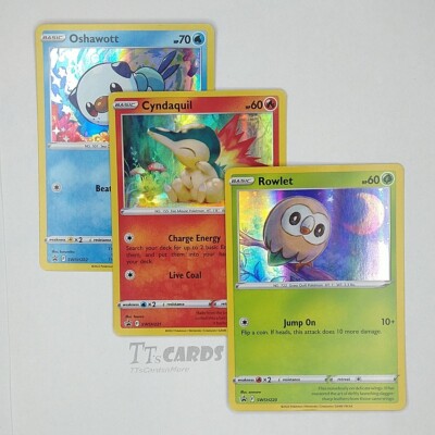 Black Star Promo - Cyndaquil SWSH221 Rowlet SWSH220 Oshawott SWSH22 Pokemon TCG