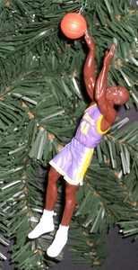 Glen Rice Los Angeles Lakers Christmas Tree Ornament Nba Basketball Figure Ebay