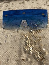 Sunglasses Rimless Ocean Blue Shade Square Oversize