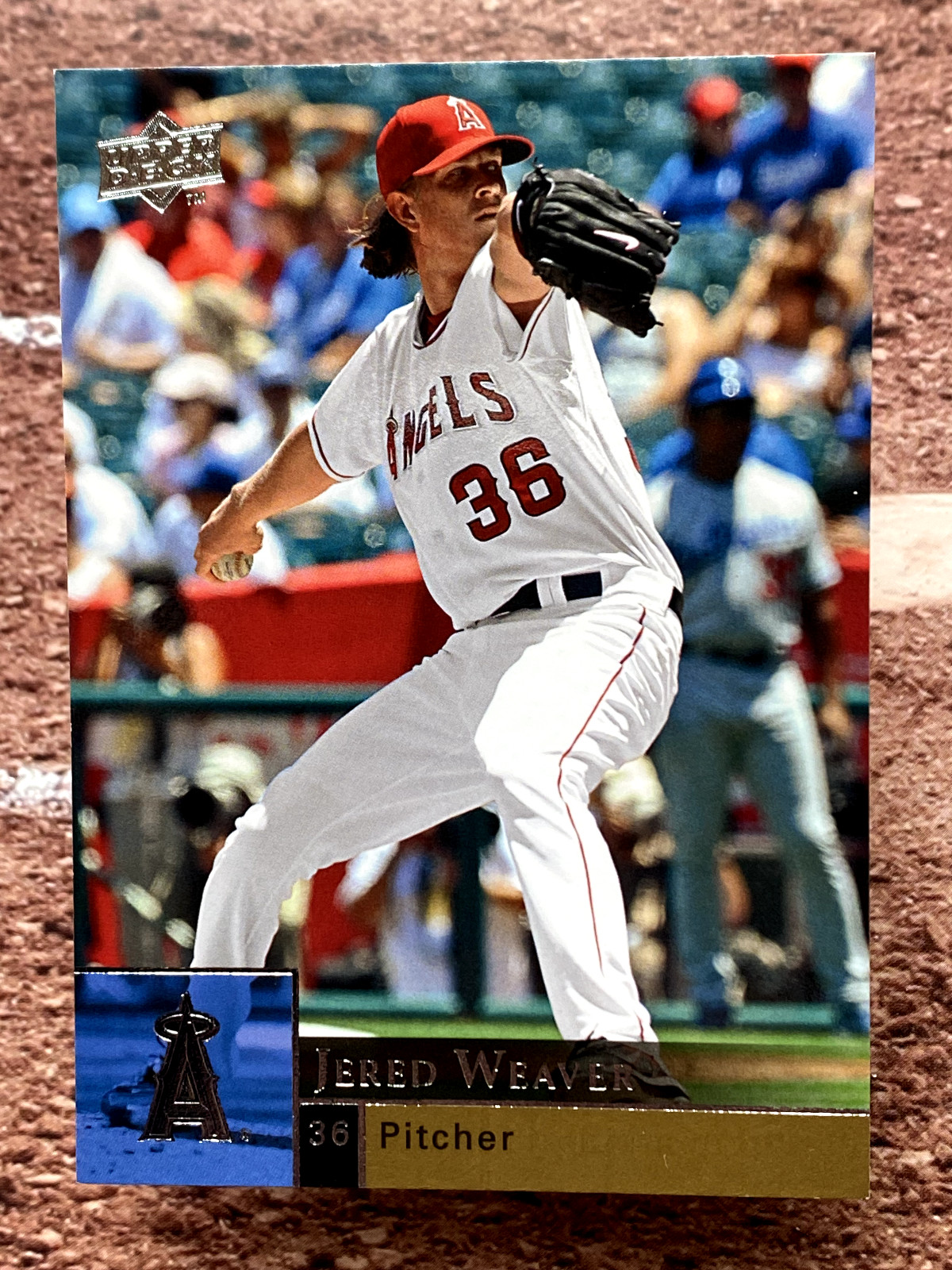 2009 Upper Deck Jered Weaver #180 Los Angeles Angels