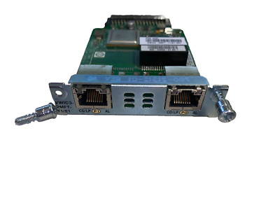 LOT OF 2 Cisco VWIC3-2MFT-T1/E1 2-Port WAN/Voice Multiflex Module