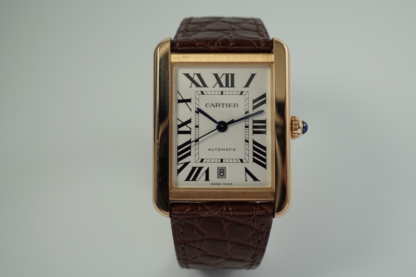 Cartier Tank Silver Men's Watch 