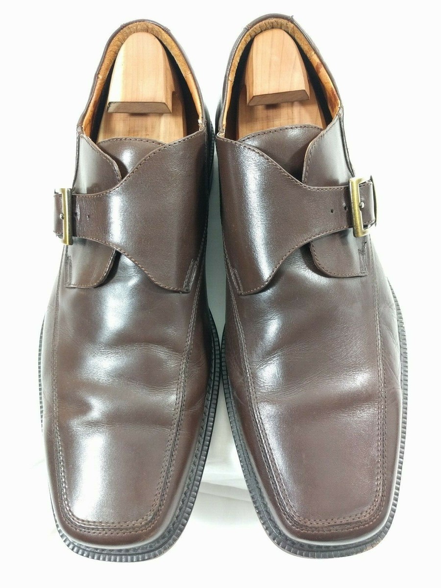 JOHNSTON & MURPHY Monk Strap Rollins Buckle Shoe Mens  display picture 3