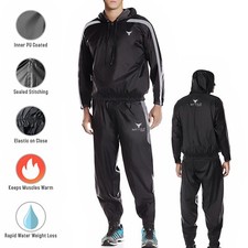 MYTRA Men Sauna Sweat Suit Gym Fitness Weight loss Running Sauna Sweat Suit S-XL