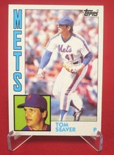 Tom Seaver 1984 Baseball Card TOPPS #740 NM-MT