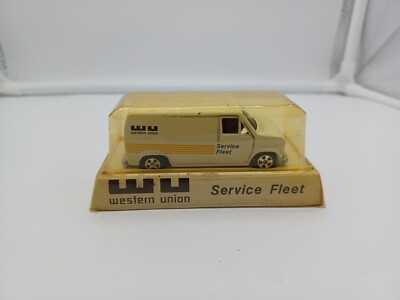 ERTL Western Union Service Fleet Ford Van 1:64 Hong Kong - New Old Stock